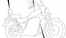 WARNING LABEL (MODEL W/X) for мотоцикла SUZUKI Intruder (VS800GL)2000 year 