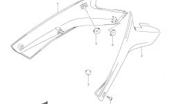 FRAME COVER for мотоцикла SUZUKI V-Strom (DL650A)2011 year 