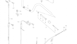HANDLEBAR (MODEL K1/K2/K3/K4) for мотоцикла SUZUKI Intruder (VS800GL)2001 year 