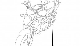LABEL (SFV650L4 E28) для мотоцикла SUZUKI SFV650A2014 г. 