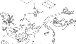 WIRING HARNESS (DR-Z400SL4 E03) for мотоцикла SUZUKI DR-Z400S2014 year 