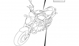 Эмблемы, наклейки для мотоцикла SUZUKI Gladius (SFV650)2009 г. 