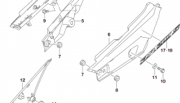FRAME COVER for мотоцикла SUZUKI DR200S2015 year 