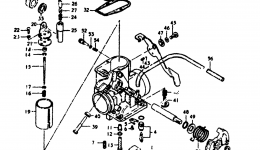 CARBURETOR for мотоцикла SUZUKI SP3701979 year 