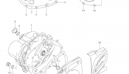 Крышка картера для мотоцикла SUZUKI DR-Z1252010 г. 