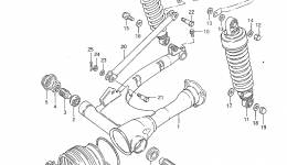 REAR SWINGING ARM (MODEL D) for мотоцикла SUZUKI GS850GL1982 year 