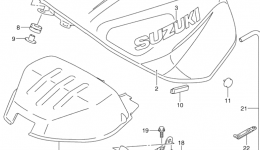 FUEL TANK (MODEL K2) for мотоцикла SUZUKI GSX-R7502003 year 