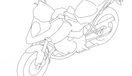 LABEL (DL1000AL5 E28) для мотоцикла SUZUKI DL1000A2015 г. 