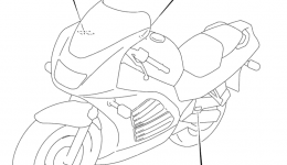 Эмблемы, наклейки для мотоцикла SUZUKI RF900R1996 г. 