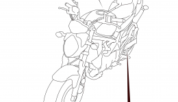 LABEL (SFV650L5 E03) for мотоцикла SUZUKI SFV650A2015 year 