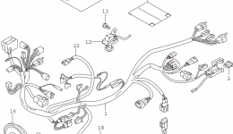 WIRING HARNESS (DR-Z400SL5 E03) for мотоцикла SUZUKI DR-Z400S2015 year 