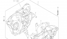 Крышка картера для мотоцикла SUZUKI RM-Z4502012 г. 