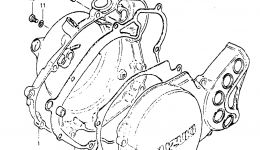 Крышка картера для мотоцикла SUZUKI RM801982 г. 