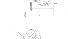 HANDLE SWITCH (MODEL Y/K1/K2) for мотоцикла SUZUKI GSX-R7502003 year 