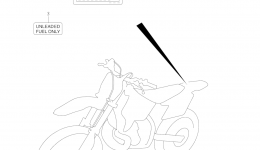 LABEL for мотоцикла SUZUKI RM2502008 year 