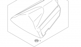 SEAT TAIL BOX (GSX-R600XK5) для мотоцикла SUZUKI GSX-R6002004 г. 