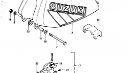 Топливный бак для мотоцикла SUZUKI JR50R1983 г. 