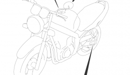 LABEL (NOT FOR U.S. MARKET) для мотоцикла SUZUKI GS500F2004 г. 