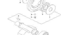 Crank Balancer для мотоцикла SUZUKI LS6502016 г. 