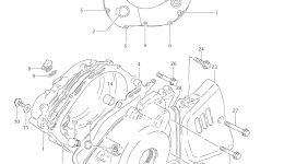Крышка картера для мотоцикла SUZUKI GZ2502010 г. 