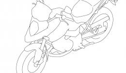 LABEL (DL1000AL4 E28) для мотоцикла SUZUKI DL1000A2014 г. 
