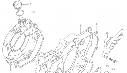 Крышка картера для мотоцикла SUZUKI RM-Z2502015 г. 