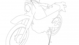 Эмблемы, наклейки для мотоцикла SUZUKI DR200SE2008 г. 
