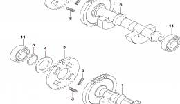 Crank Balancer for мотоцикла SUZUKI AN6502016 year 