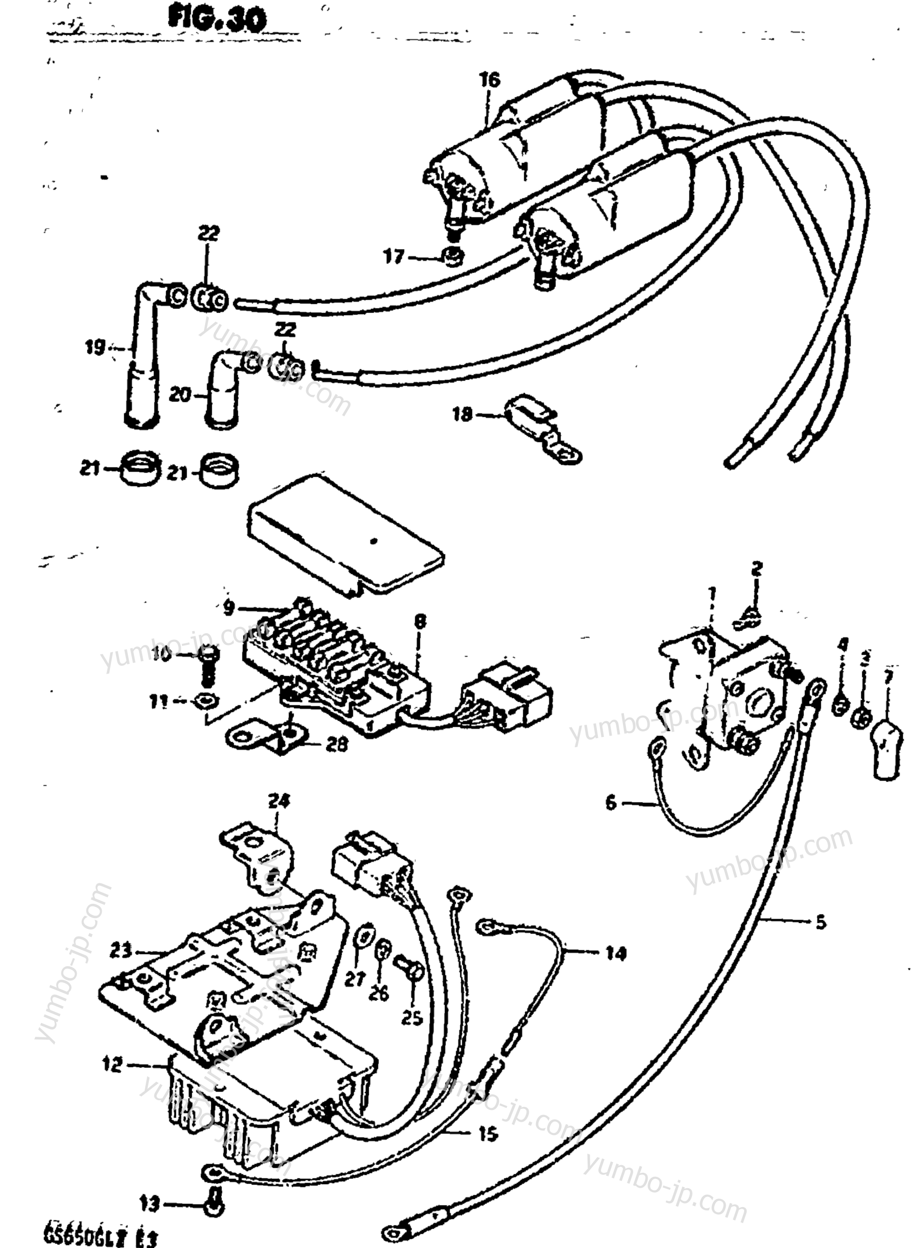 Electrical для мотоциклов SUZUKI GS650GL 1981 г.