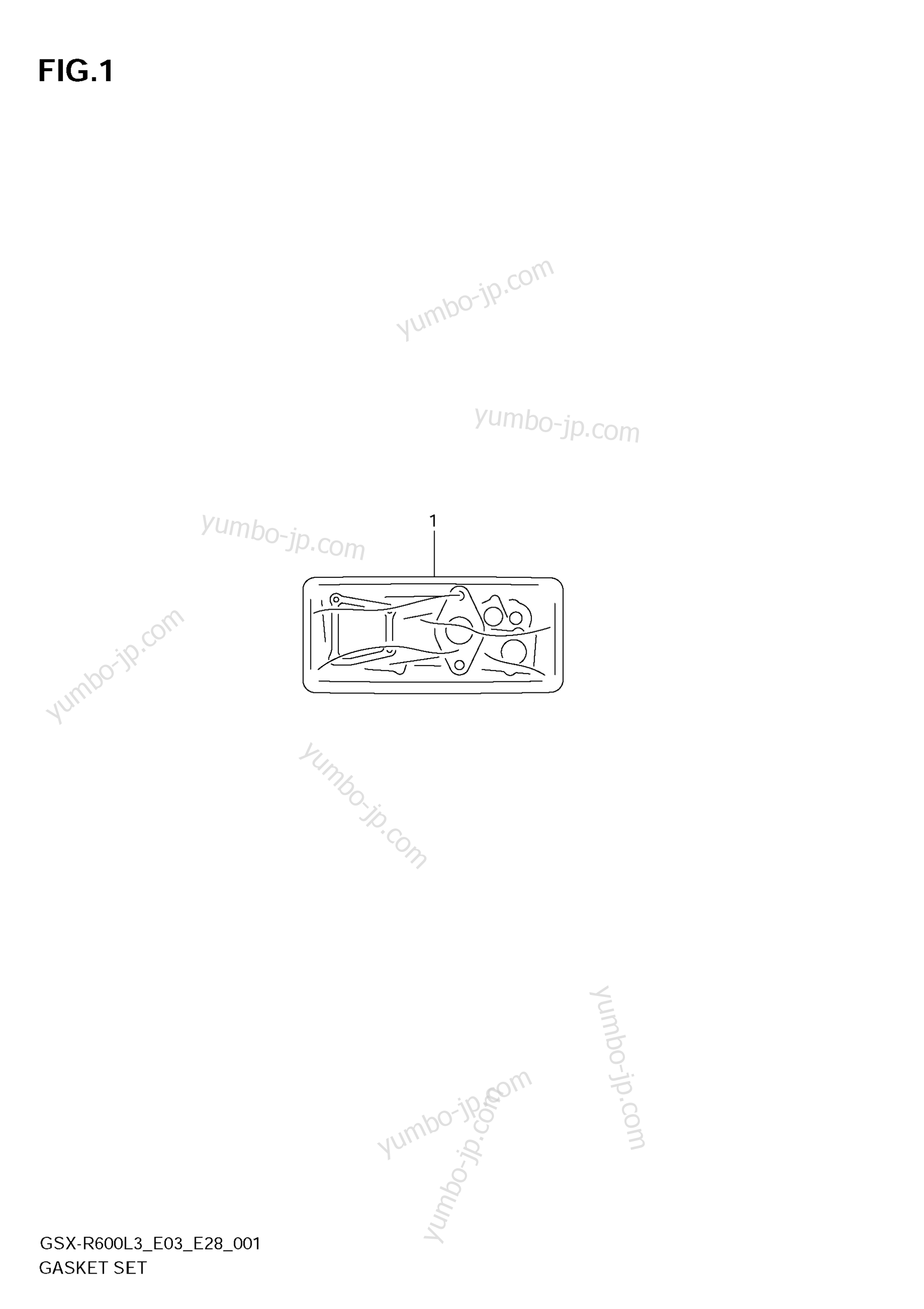 GASKET SET for motorcycles SUZUKI GSX-R600 2013 year