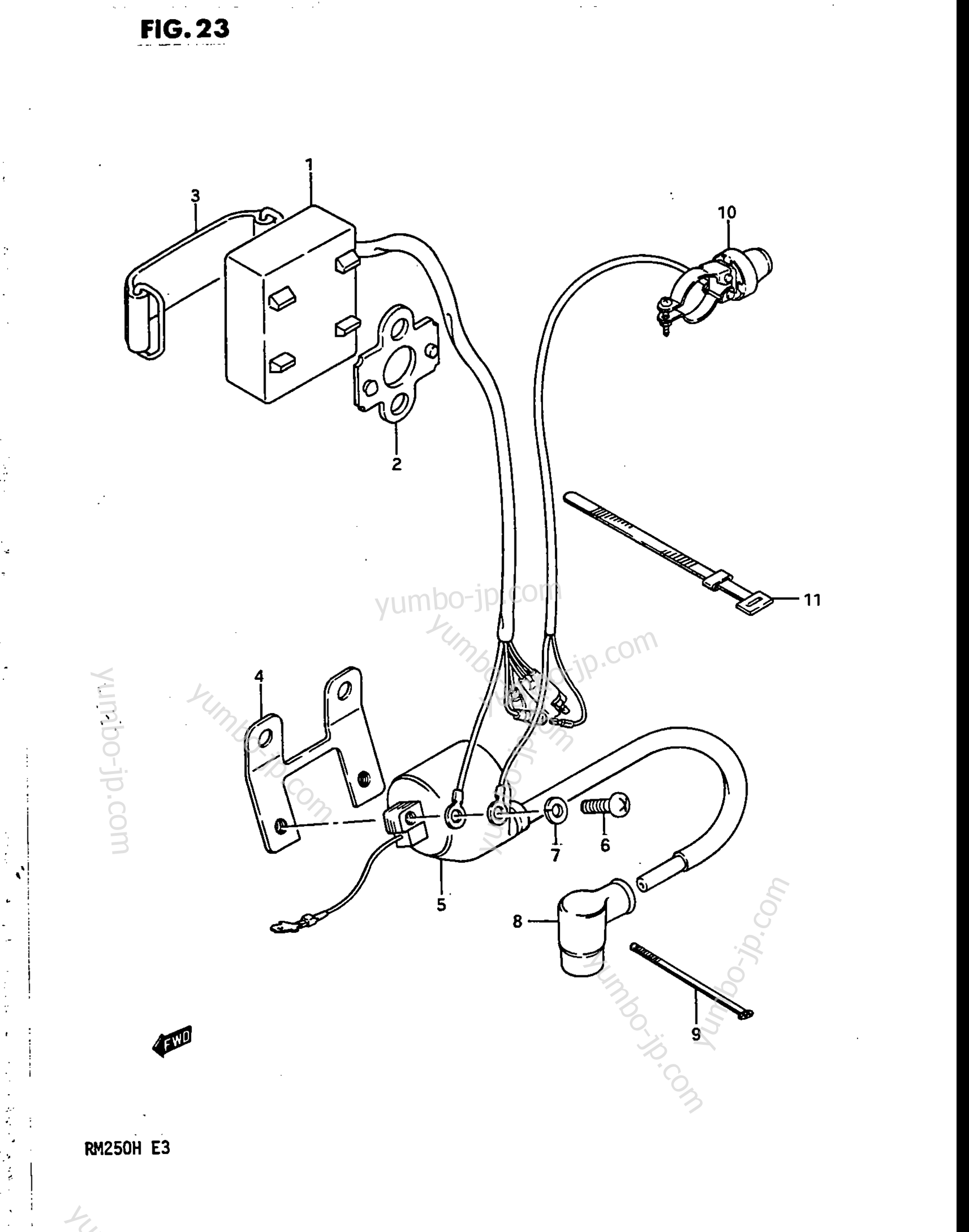 ELECTRICAL (MODEL G) для мотоциклов SUZUKI RM250 1986 г.