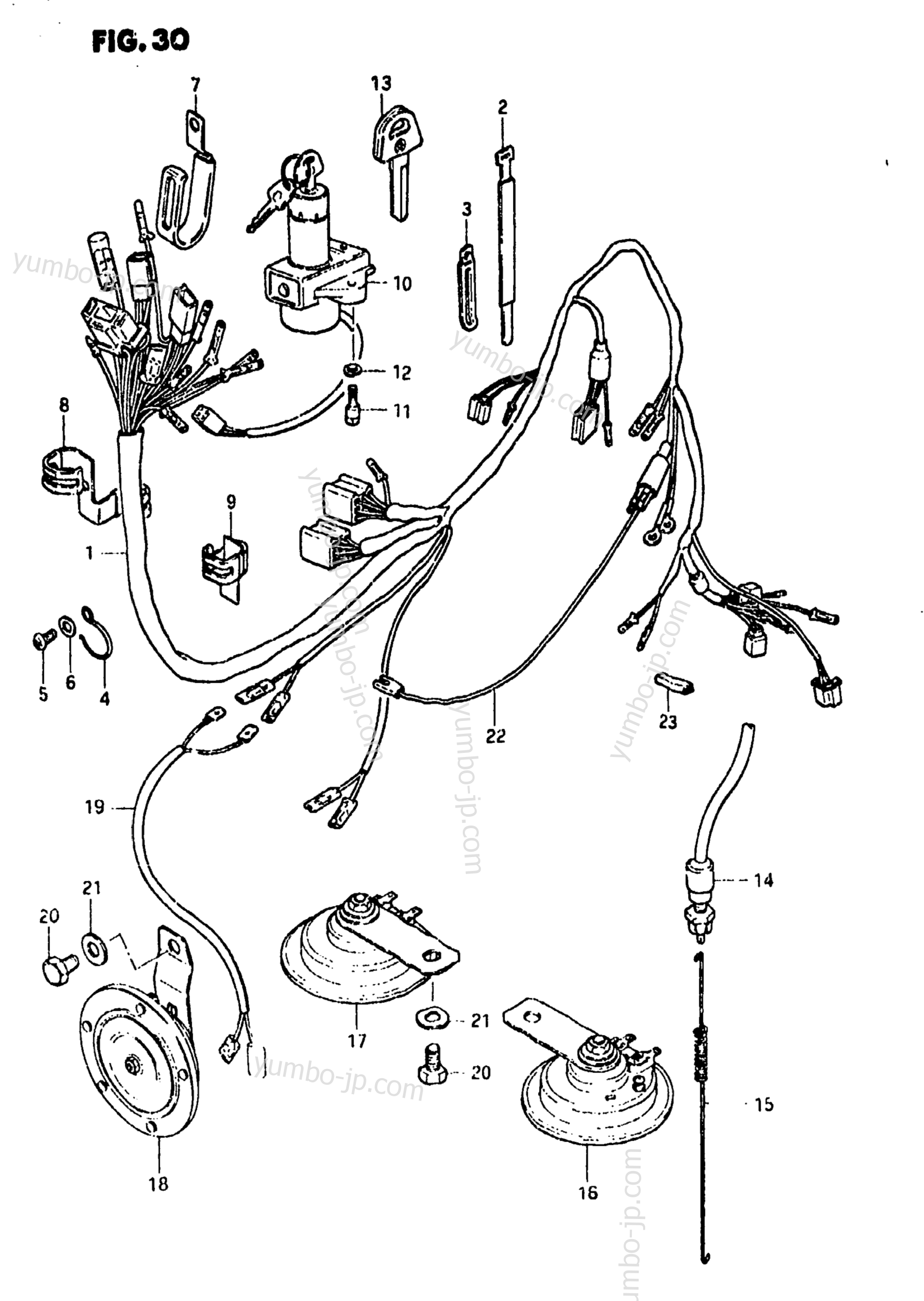 WIRING HARNESS for motorcycles SUZUKI GS850GL 1981 year