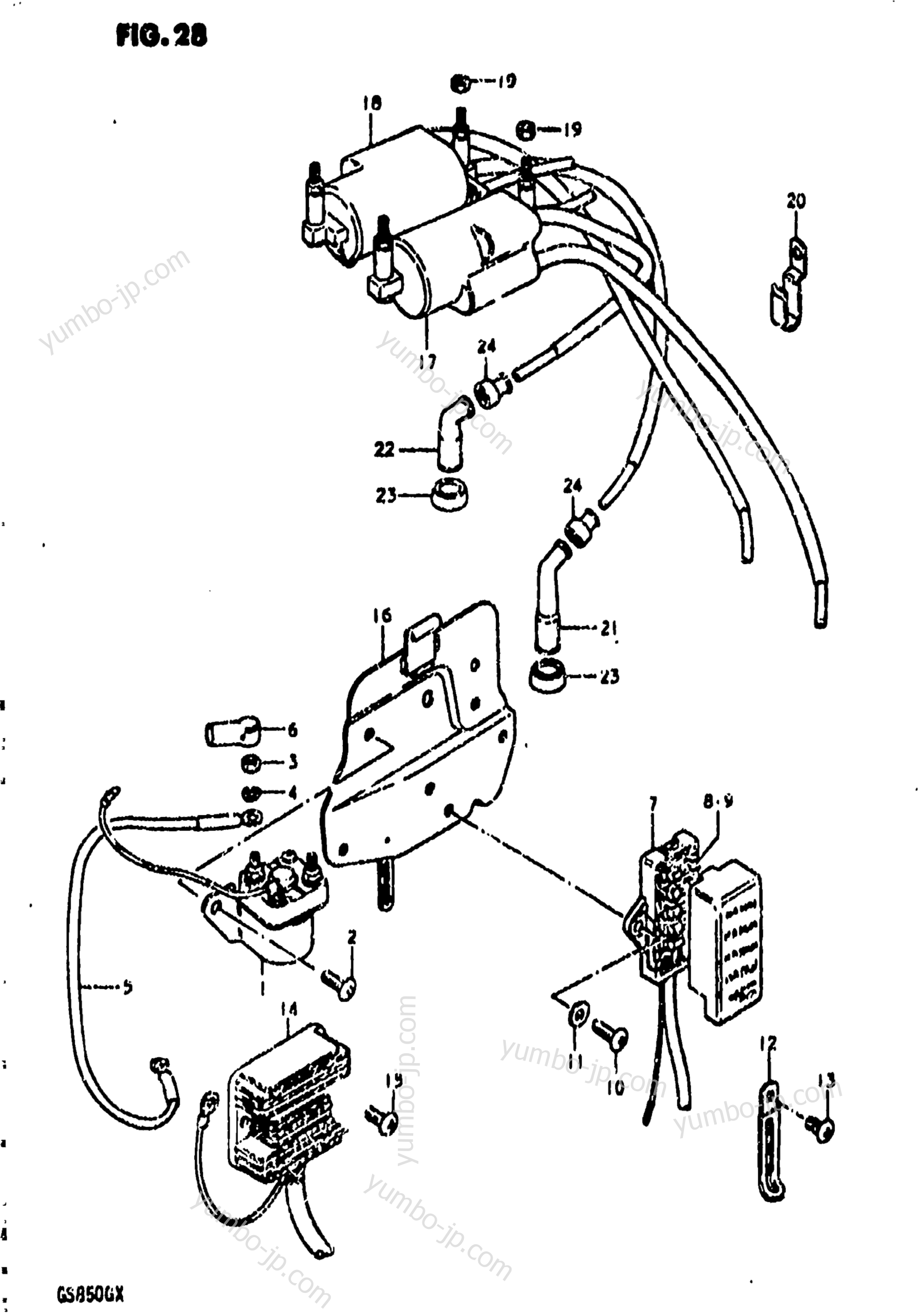 Electrical для мотоциклов SUZUKI GS850G 1981 г.