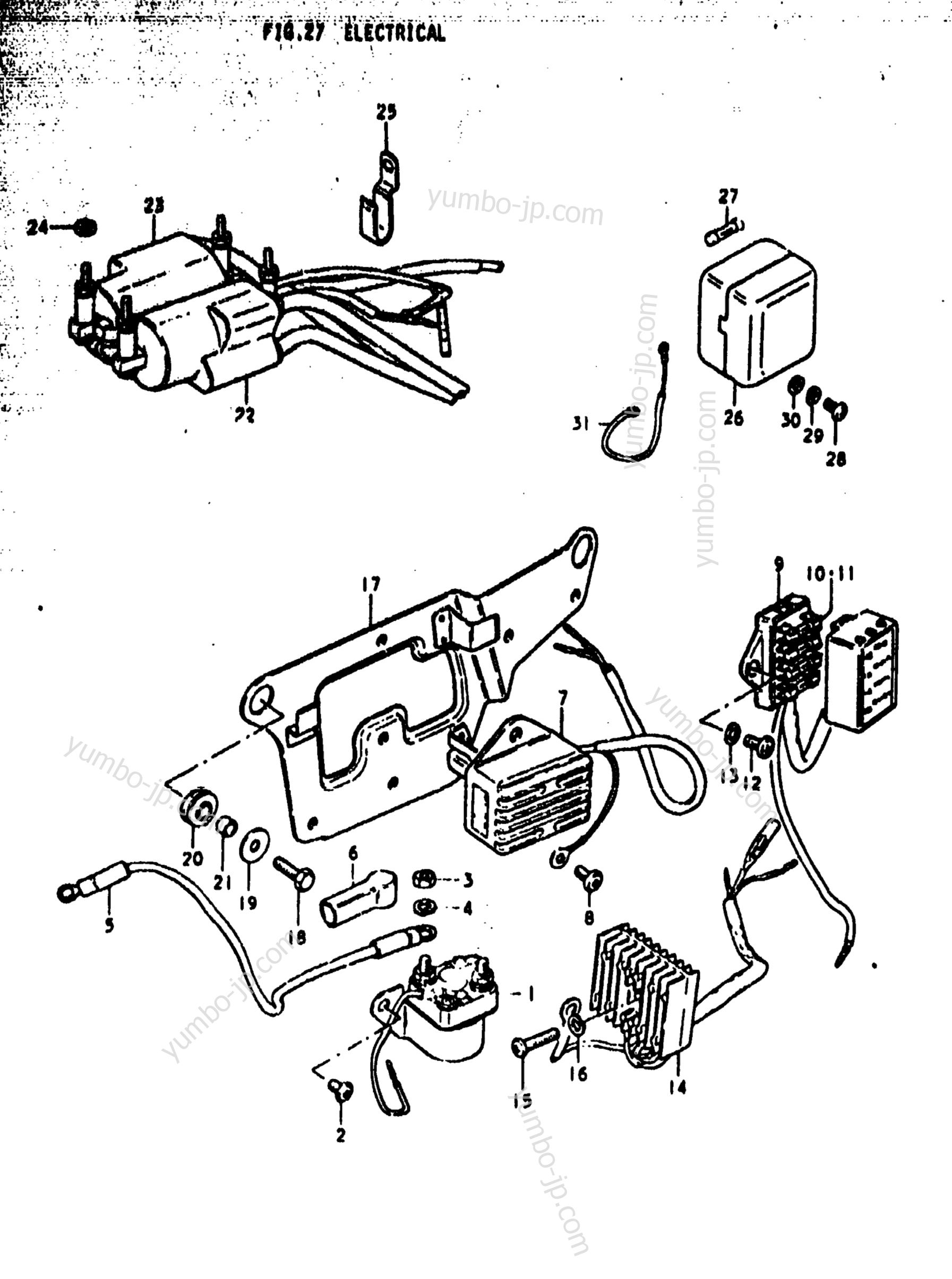 Electrical для мотоциклов SUZUKI GS1000S 1979 г.