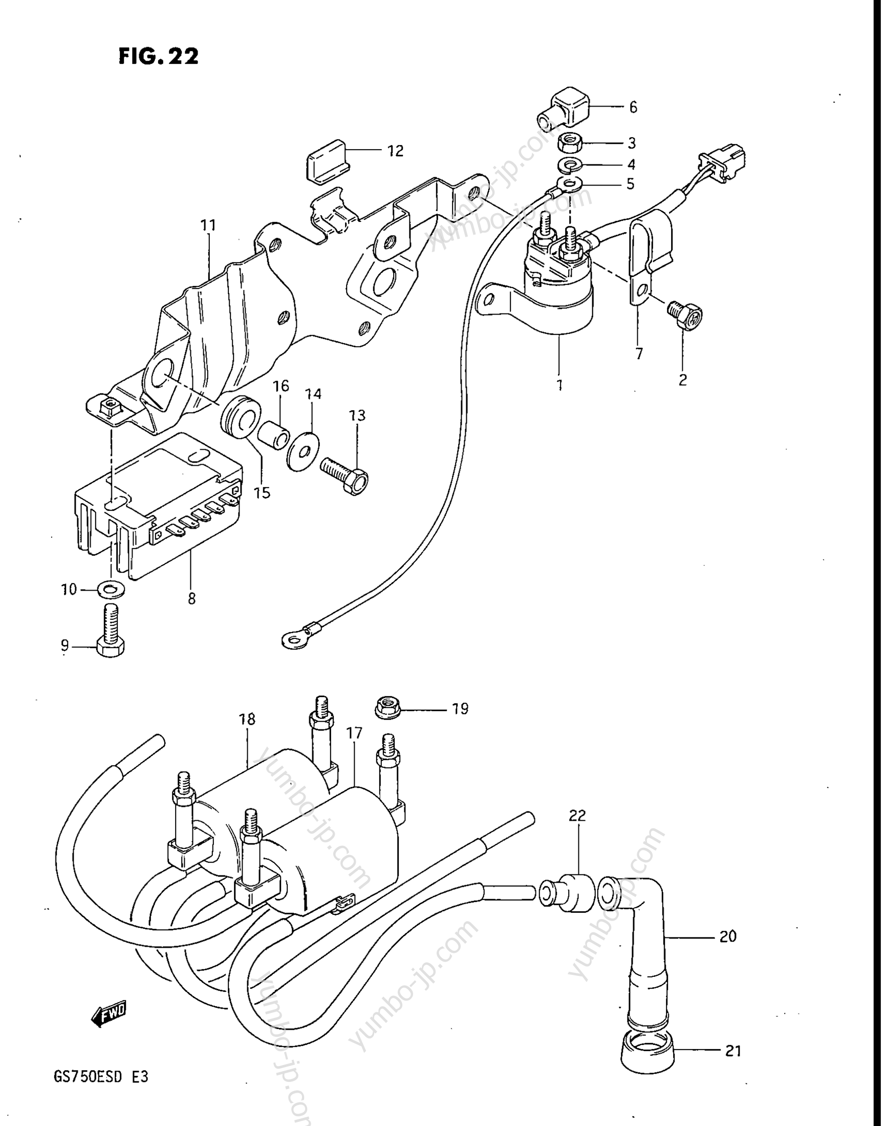 Electrical для мотоциклов SUZUKI GS750ES 1983 г.