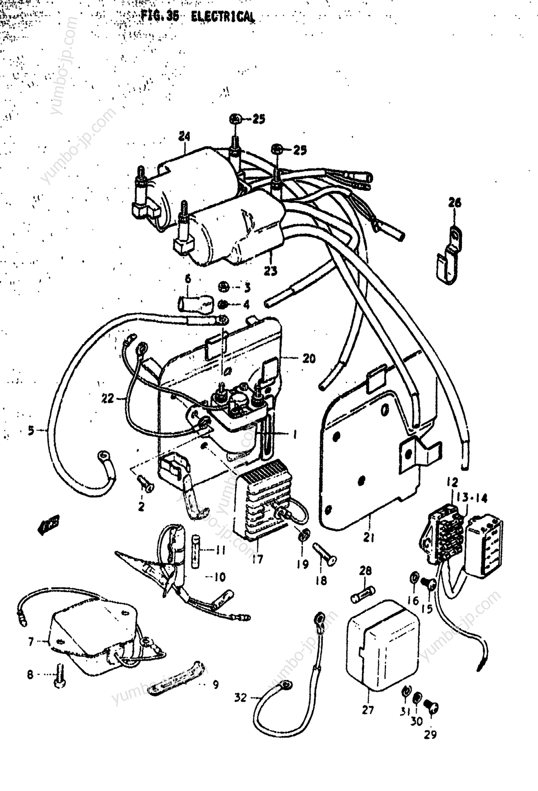 Electrical для мотоциклов SUZUKI GS750 1979 г.