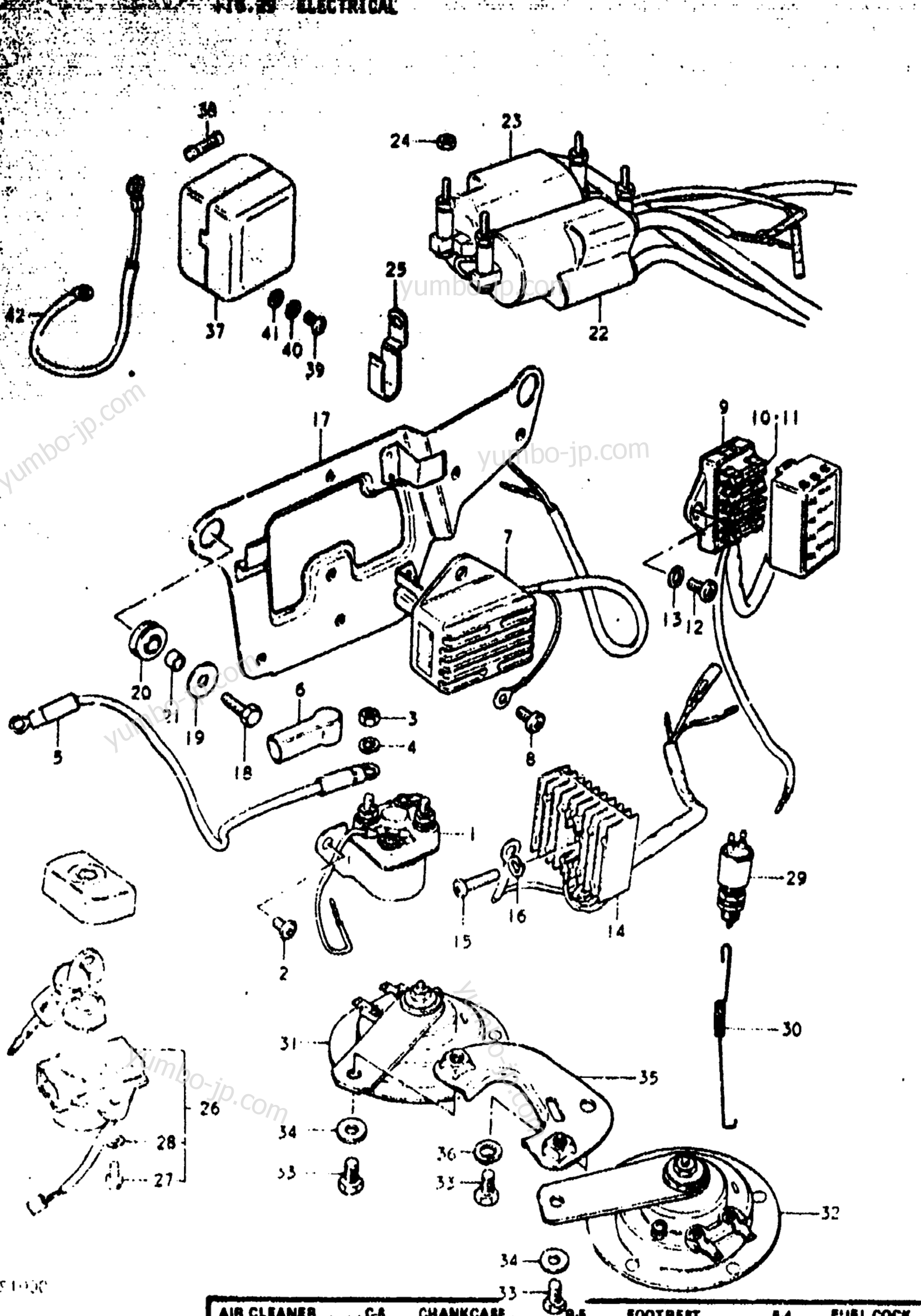 Electrical для мотоциклов SUZUKI GS1000N 1979 г.