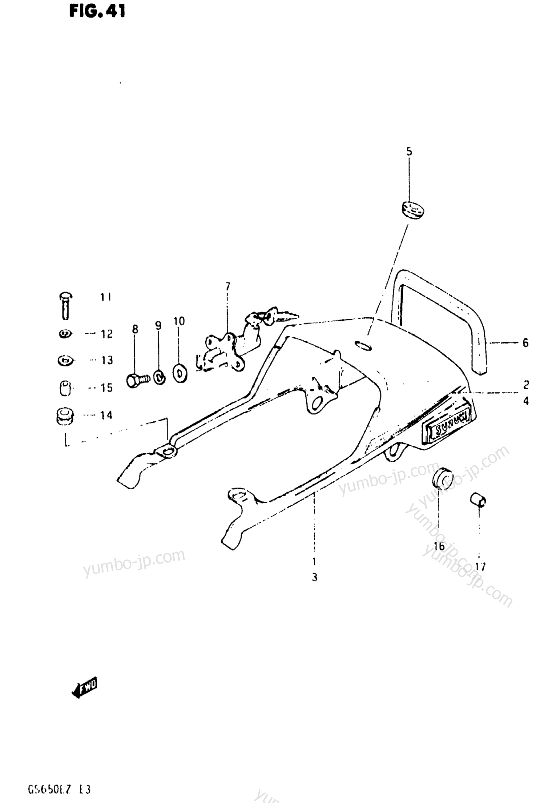 SEAT TAIL COVER (MODEL X) для мотоциклов SUZUKI GS650E 1981 г.