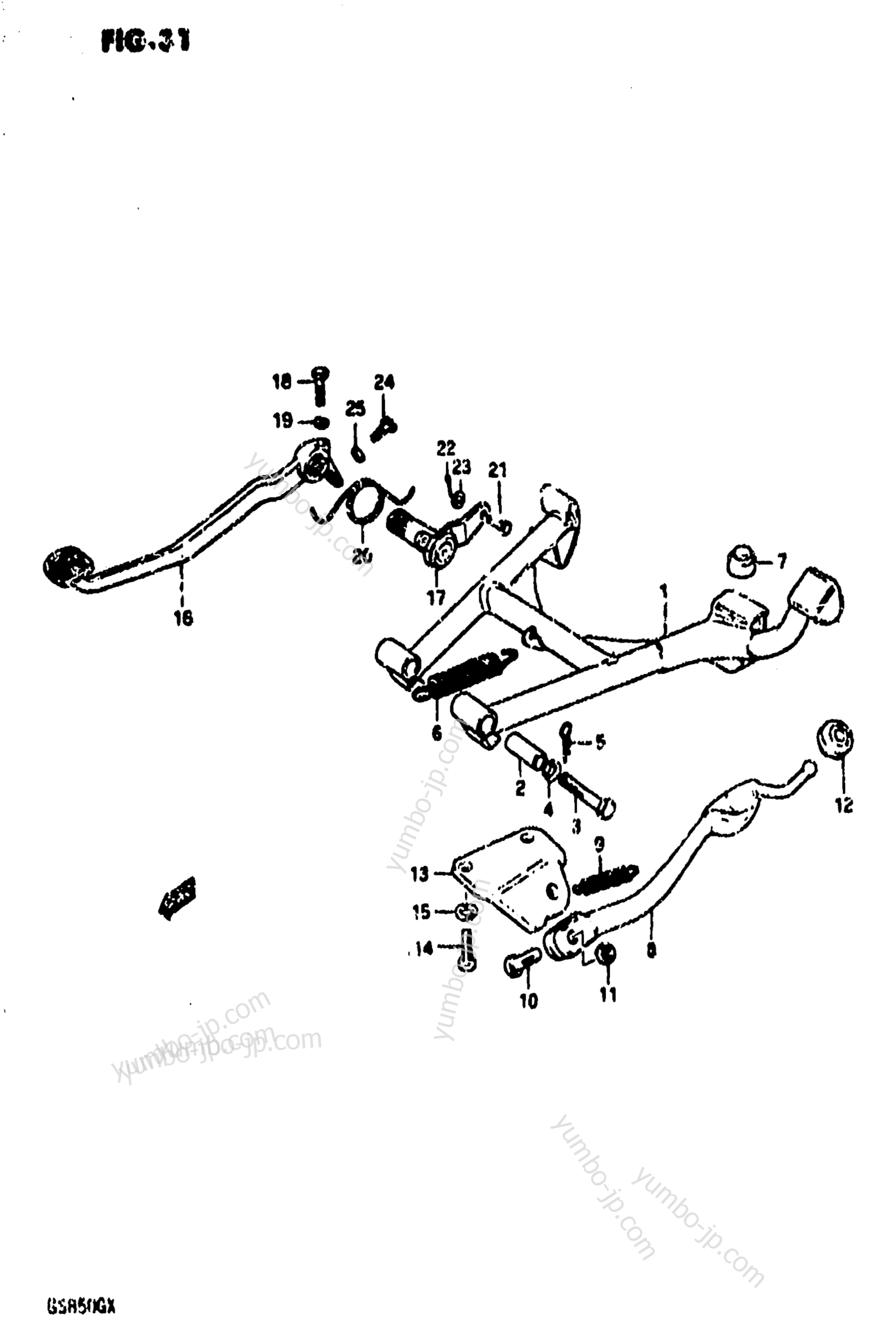 STAND for motorcycles SUZUKI GS850G 1980 year