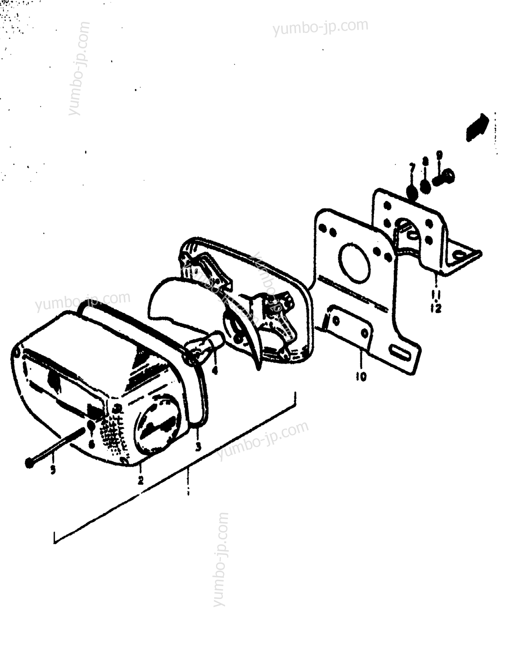 REAR COMBINATION LAMP для мотоциклов SUZUKI GS550E 1978 г.