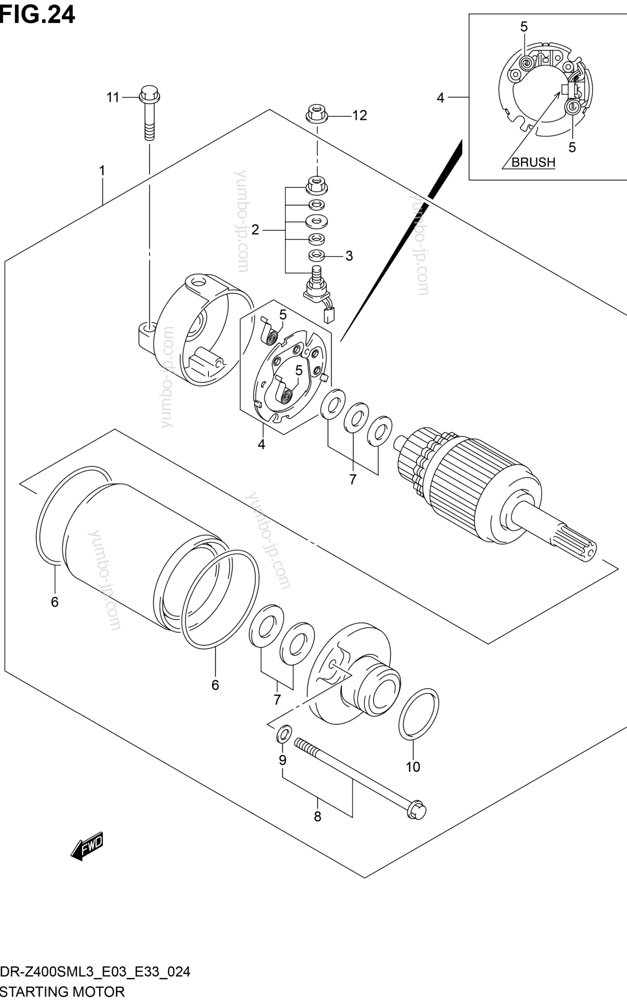 STARTING MOTOR для мотоциклов SUZUKI DR-Z400SM 2013 г.