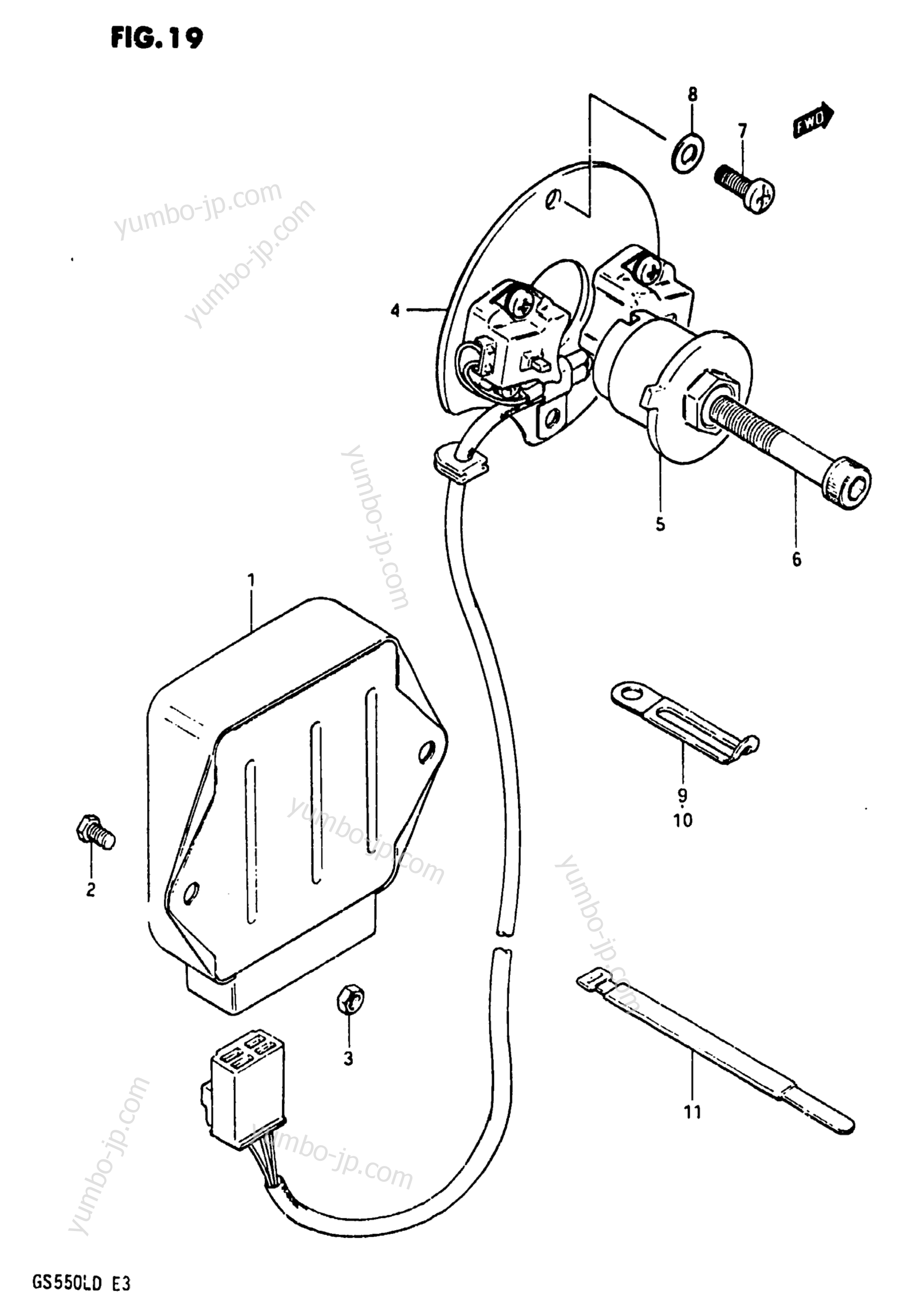 SIGNAL GENERATOR for motorcycles SUZUKI GS550L 1983 year