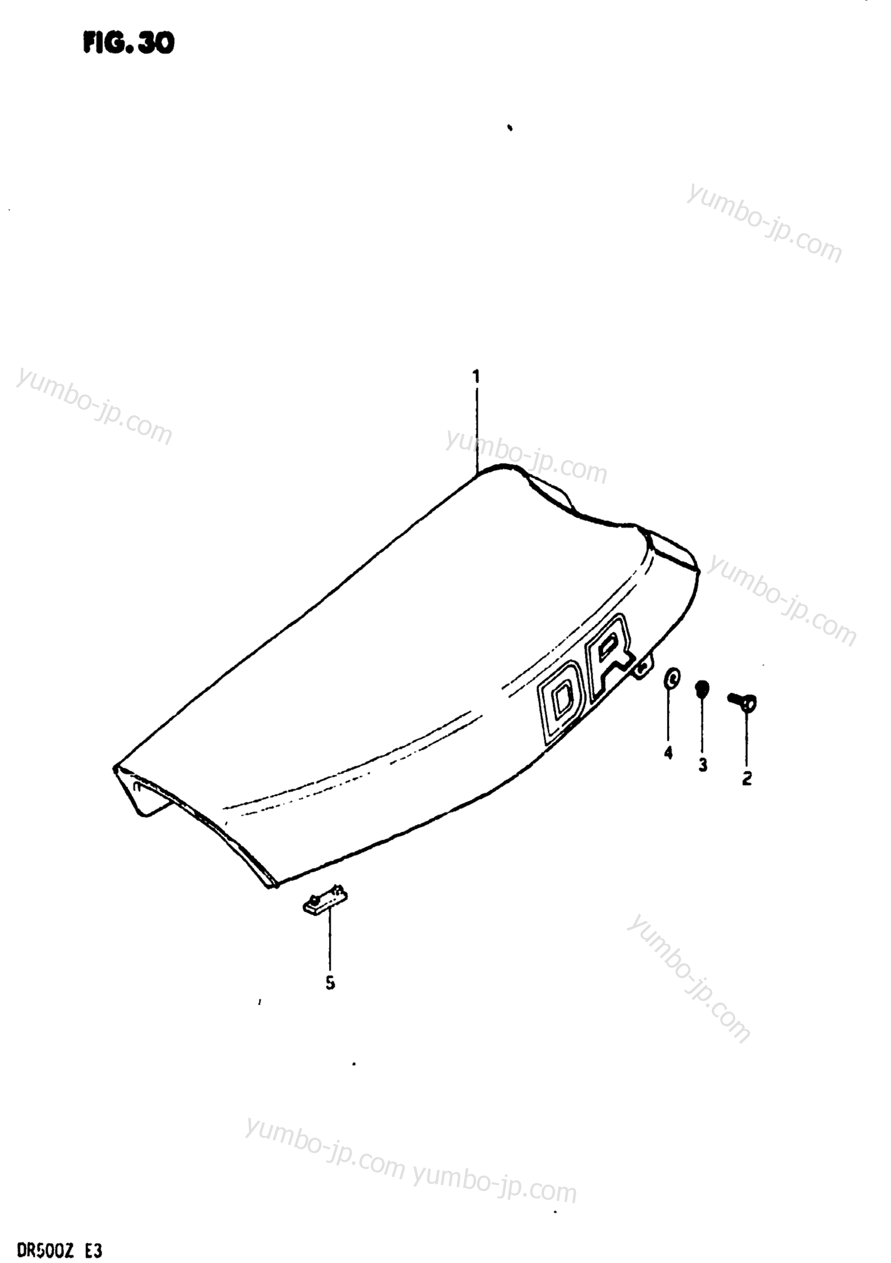 SEAT for motorcycles SUZUKI DR500 1981 year