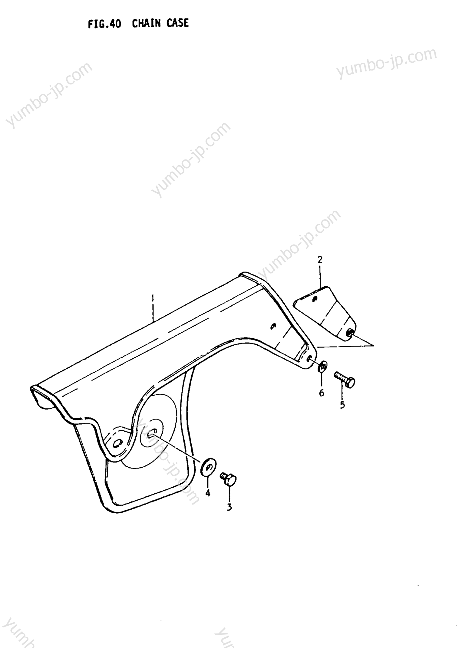 Корпус цепи ГРМ для мотоциклов SUZUKI TS250 1979 г.