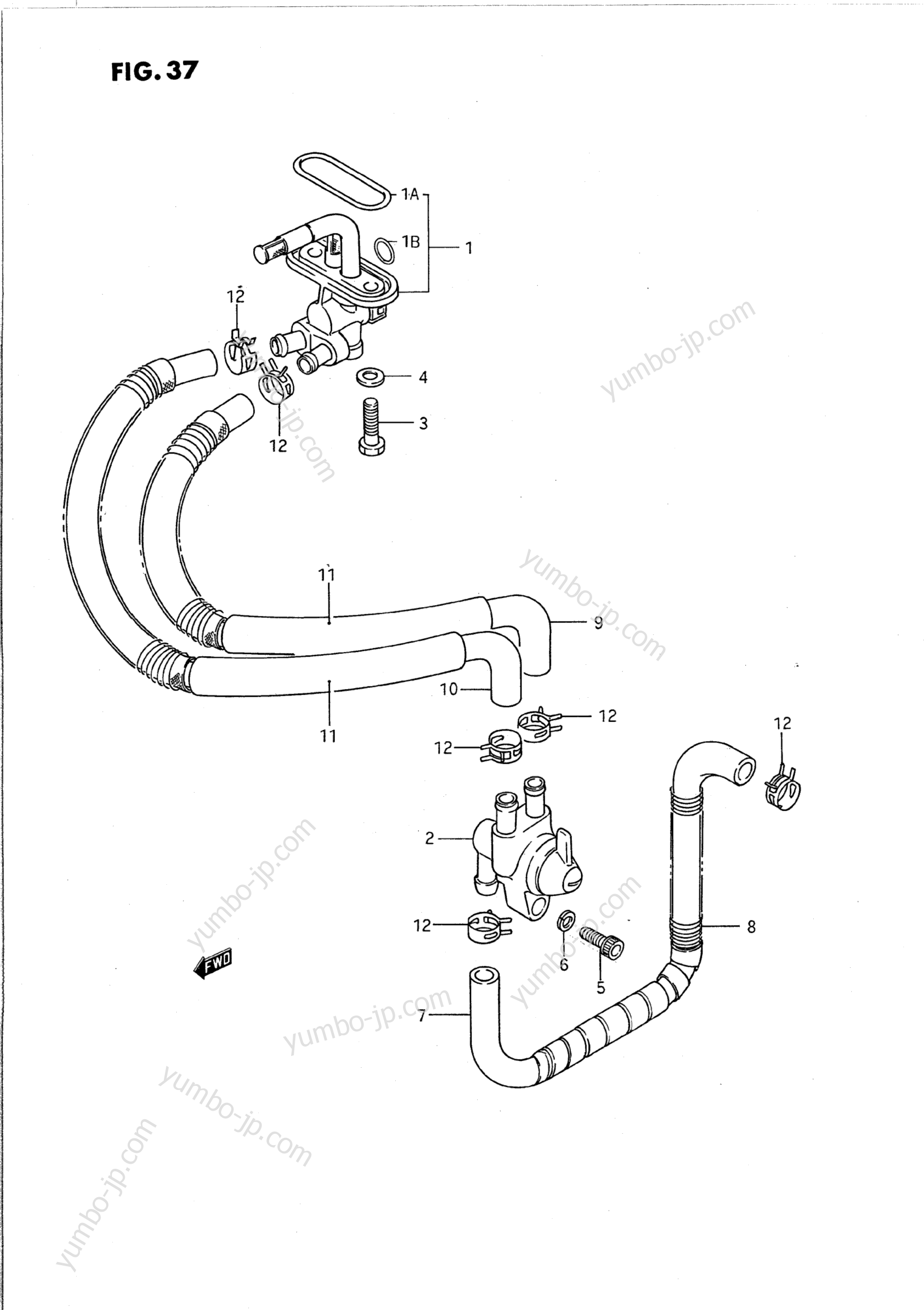 FUEL COCK для мотоциклов SUZUKI Intruder (VS1400GLP) 1990 г.
