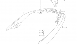PILLION RIDER HANDLE (AN400A L1 E33) для скутера SUZUKI Burgman (AN400A)2011 г. 