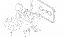 Крышка головки блока цилиндров для скутера SUZUKI Burgman (AN650)2011 г. 