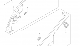 PILLION RIDER HANDLE (AN650 L1 E3) for скутера SUZUKI Burgman (AN650)2011 year 