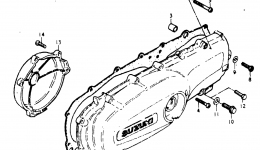 Крышка картера для скутера SUZUKI FZ501980 г. 