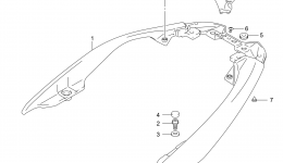 PILLION RIDER HANDLE (AN400AL3 E33) for скутера SUZUKI AN400A2013 year 